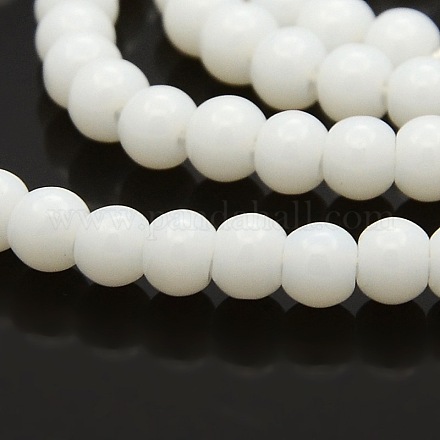Chapelets de perles en verre rondes GLAA-A025-4mm-03-1