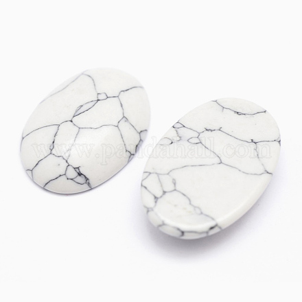 Cabochons howlite synthétiques X-G-P215-10-20x30mm-1