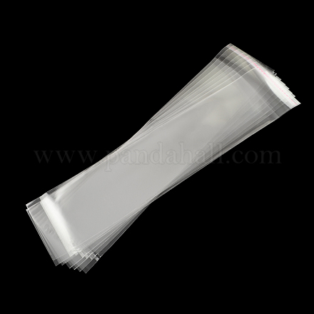 セロハンのOPP袋  長方形  透明  37x8cm  穴：8mm  一方的な厚さ：0.035mm  インナー対策：31x8のCM OPC-S014-12-1