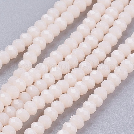 Faceted Imitation Jade Glass Beads Strands X-GLAA-R135-2mm-34-1
