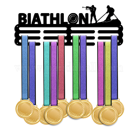 Ph pandahall présentoir de médaille porte-médaille de biathlon