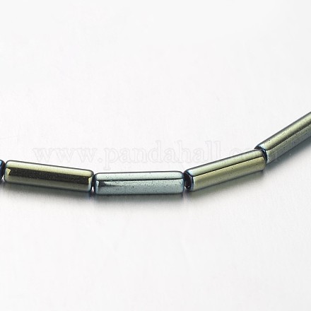 Chapelets de perles en hématite synthétique sans magnétique G-F300-37B-07-1