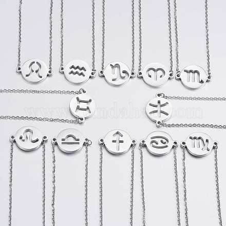 304 braccialetti di collegamento in acciaio inox BJEW-K158-P-1