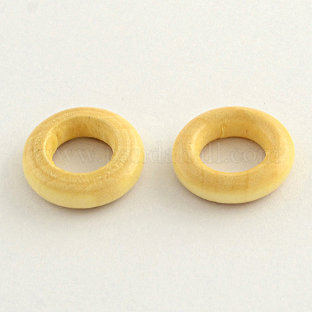 Donut Wooden Linking Rings WOOD-Q014-12mm-04-LF-1