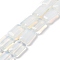 Opalite Beads Strands, Rectangle, 18x13.5x5.5mm, Hole: 1.2mm, about 22pcs/strand, 15.75 inch(40cm)