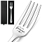GLOBLELAND 8.2inch You&Me Forever Funny Engraved Stainless Steel Fork Dessert Forks Table Dinner Fork for Friends Families for Boyfriend Girlfriend Valentines Birthday Christmas