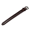 Vintage Hollow Out Leather Bracelet for Men - Unique Cycling Accessory, Coconut Brown, 0.1cm