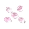 Glass Beads, Mushroom, Pearl Pink, 14.5x17x12mm, Hole: 1.2mm