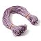 Laser PU Leather Cord, for DIY Jewelry Making, Medium Orchid, 2mm, about 98~100m/Bundle