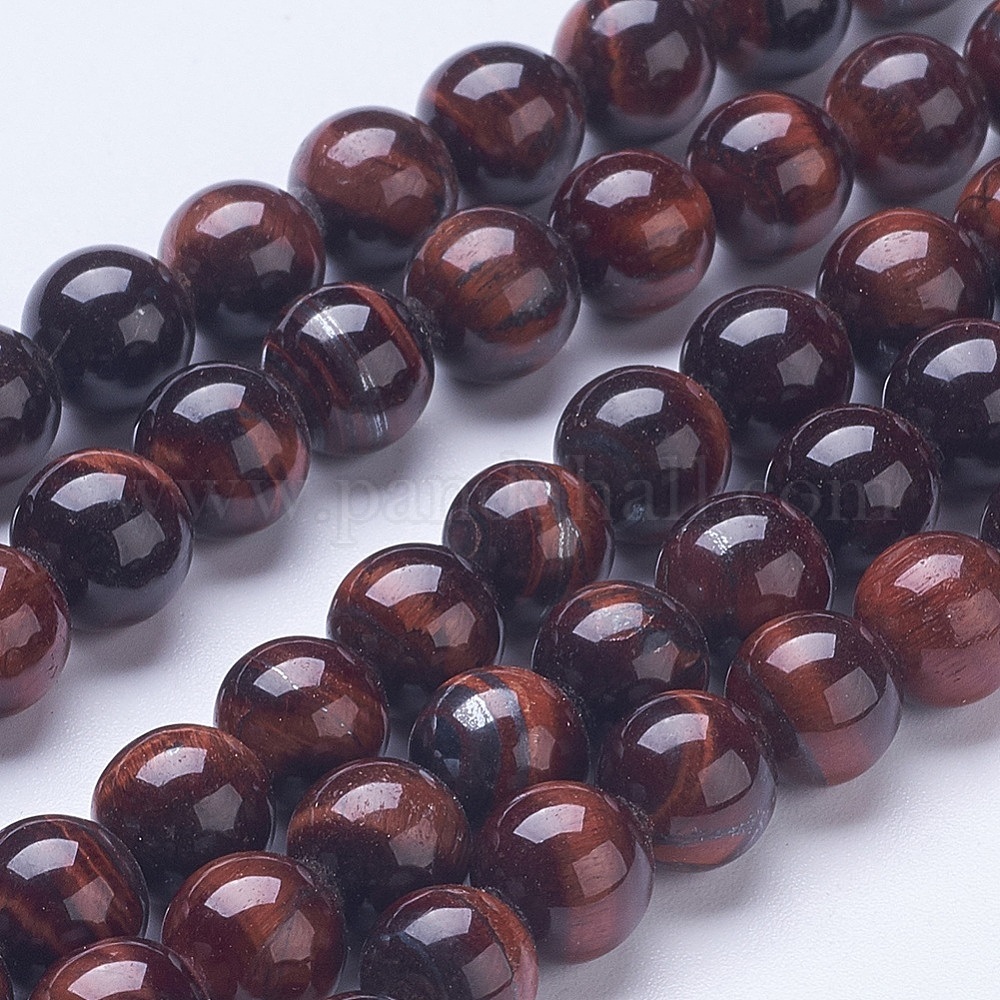 Lot De 120 Perles œil De Tigre Naturelles - Classe AB - Neuves - Pour Bijoux Et Création