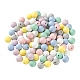 7 couleurs de perles de silicone écologiques de qualité alimentaire SIL-LS0001-02B-2