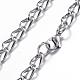 304 Stainless Steel Curb Chain Bracelets BJEW-P064-28P-2