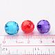 Mixed Color Transparent Acrylic  Faceted Round Beads X-TACR-S086-12mm-M-4