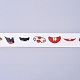装飾的なマスキングテープ  DIYスクラップブック用  ジャーナル  プランナー  アート＆クラフト  動物の口の模様  カラフル  22mm  約15m /ロール  約825ピース模様/ロール DIY-TAC0007-15C-2