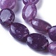 Lepidolita natural / hebras de perlas de piedra de mica púrpura G-E542-04-3