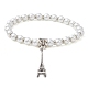 Perles de verre bracelets en perles extensibles BJEW-JB09696-04-1