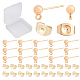 CREATCABIN 50Pcs Brass Stud Earring Findings KK-CN0001-44-1