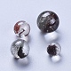Quartz naturel vert lodolite / perles de quartz de jardin G-E558-02B-1