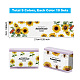 90 Uds. 9 estilos de etiqueta de papel de jabón con patrón de flores DIY-WH0399-69-032-4