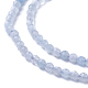 Chapelets de perles en aigue-marine naturelle G-F619-05-2mm-3
