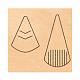 Stampi geometrici per il taglio del legno DIY-WH0169-05-1