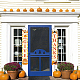Panneau en polyester suspendu pour les décorations de bienvenue du porche de la porte d'entrée du bureau à domicile HJEW-WH0011-20B-7