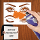 Fingerinspire カスタム ステンシル 8.5x11 インチの個性的テキスト ステンシル 単語用に独自のステンシルをカスタマイズ  ロゴ  ビジネス  描画絵画家の装飾のための写真の再利用可能なステンシル DIY-WH0043-79D-3
