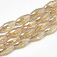 Electroplate Glass Beads Strands EGLA-S150-03-1