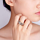 Shegrace 925 anillos de plata de ley tailandeses JR800A-2