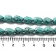 Kunsttürkisfarbenen Perlen Stränge G-P520-B27-01-5