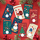 CRASPIRE 120 Sets Scratch Off Cards with Scratch Off Stickers Merry Christmas Funny Scratch Cards and Stickers DIY Coupon Cards DIY-CP0006-92O-4