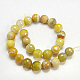 Natural Agate Beads Strands X-G-H1636-6MM-01-2