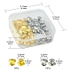 32Pcs 2 Colors Alloy Locking Pin Backs FIND-YW0001-84-4