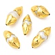 Perles de perles de keshi naturelles de style baroque KK-M251-02G-1