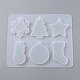 Weihnachten silikon anhänger formen DIY-Z005-11-3