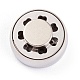 304 medaglione con diffusore magnetico in acciaio inossidabile fibbia per oli essenziali per aromaterapia AJEW-M027-14P-5