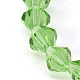 Chapelets de perles en verre transparent manuelles X-GB6mmC16-1