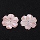 Flower Natural Pink Shell Beads BSHE-L008-05C-1