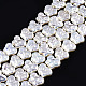 Hilos de cuentas de perlas de imitación de plástico abs KY-N015-10-A04-1