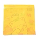 四角いプラスチック包装のジップロック袋  漫画の猫の模様で  トップセルフシールパウチ  ゴールド  16x16x0.01~0.15cm  片側の厚さ：2.5ミル（0.065mm） OPP-D004-01C-2