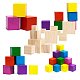 Benecreat твердый куб деревянный блок DIY-BC0010-04-7