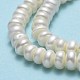 Fili di perle di perle d'acqua dolce coltivate naturali PEAR-A005-04B-01-4