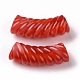 Two Tone Opaque Acrylic Beads OACR-A016-06D-2