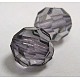 Gray Transparent Acrylic Beads X-DB10mmC45-1