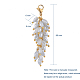 Electroplate Glass Cluster Beads Pendants HJEW-JM00372-02-2