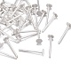 925 серебряная фурнитура для плоских серег-пусетов STER-K167-045B-S-4