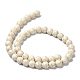 Synthetic Howlite Beads Strands G-C180-04A-2