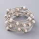 Bracelets de perles de verre de mode BJEW-JB04989-02-1