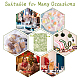 Pochettes en polyester&nbsp;ABAG-WH0028-11A-7