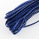 Braided Imitation Leather Cords LC-S002-5mm-07-1